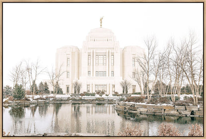 Sweet is The Work Meridian Idaho Temple Large Wall Art Gallery Wrap