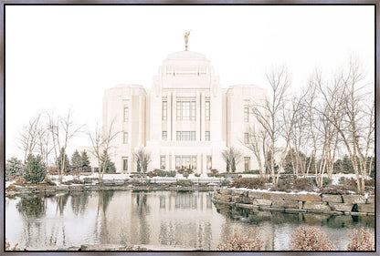 Sweet is The Work Meridian Idaho Temple Large Wall Art Gallery Wrap