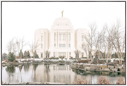Sweet is The Work Meridian Idaho Temple Large Wall Art Gallery Wrap