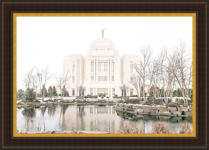 Sweet is The Work Meridian Idaho Temple Large Wall Art