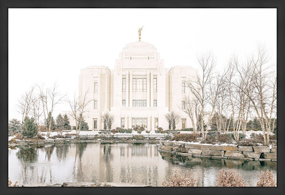 Sweet is The Work Meridian Idaho Temple Large Wall Art