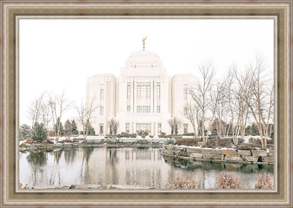 Sweet is The Work Meridian Idaho Temple Large Wall Art