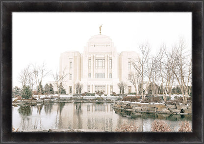 Sweet is The Work Meridian Idaho Temple Large Wall Art