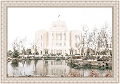 Sweet is The Work Meridian Idaho Temple Large Wall Art