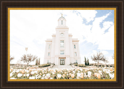 Sweet is The Work Cedar City Utah Temple Large Wall Art