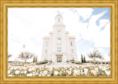 Sweet is The Work Cedar City Utah Temple Large Wall Art