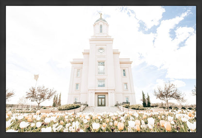 Sweet is The Work Cedar City Utah Temple Large Wall Art