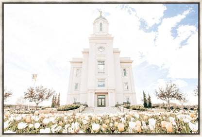 Sweet is The Work Cedar City Utah Temple Large Wall Art