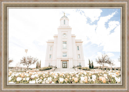 Sweet is The Work Cedar City Utah Temple Large Wall Art