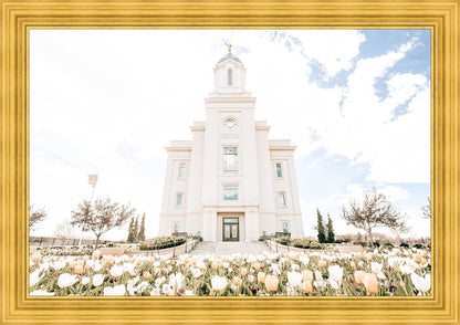 Sweet is The Work Cedar City Utah Temple Large Wall Art