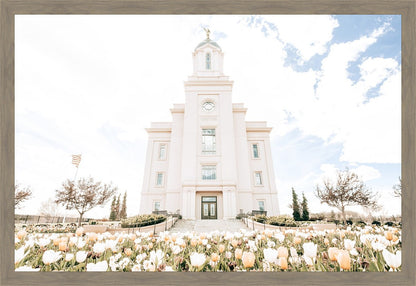 Sweet is The Work Cedar City Utah Temple Large Wall Art