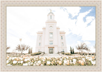 Sweet is The Work Cedar City Utah Temple Large Wall Art