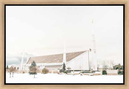 Sweet is The Work Boise Idaho Temple Gallery Wrap