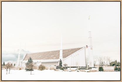 Sweet is The Work Boise Idaho Temple Large Wall Art Gallery Wrap