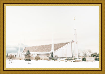 Sweet is The Work Boise Idaho Temple Large Wall Art