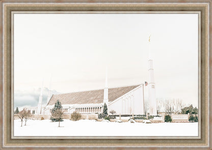 Sweet is The Work Boise Idaho Temple Large Wall Art