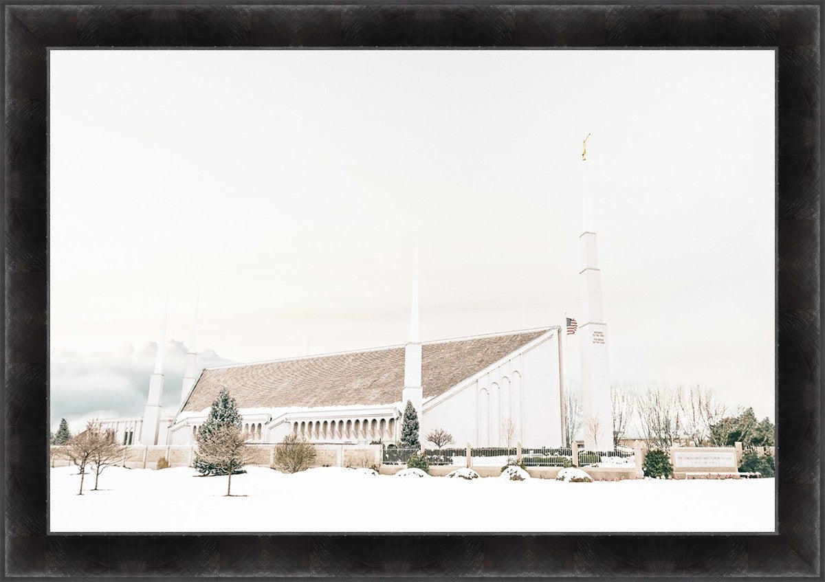 Sweet is The Work Boise Idaho Temple Large Wall Art