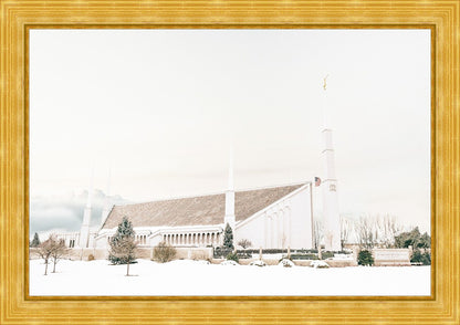 Sweet is The Work Boise Idaho Temple Large Wall Art