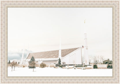 Sweet is The Work Boise Idaho Temple Large Wall Art