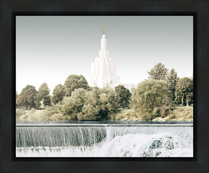 Sweet is The Work Idaho Falls Idaho Temple Gallery Wrap