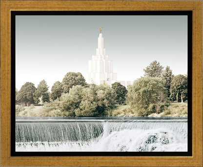 Sweet is The Work Idaho Falls Idaho Temple Gallery Wrap