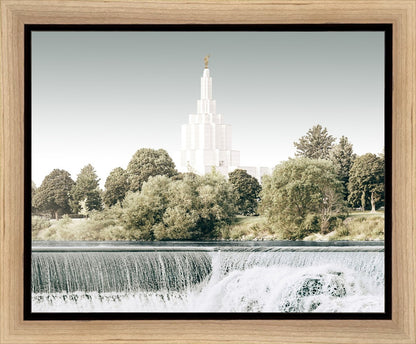 Sweet is The Work Idaho Falls Idaho Temple Gallery Wrap