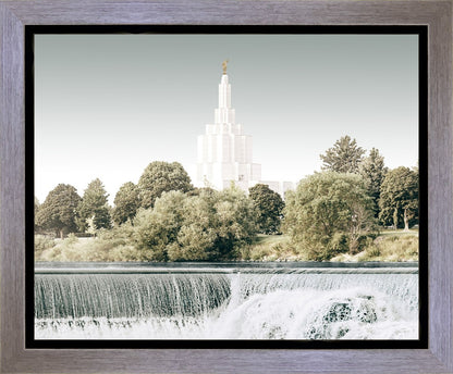 Sweet is The Work Idaho Falls Idaho Temple Gallery Wrap