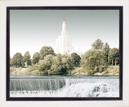 Sweet is The Work Idaho Falls Idaho Temple Gallery Wrap