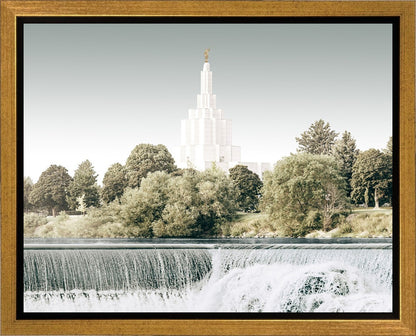 Sweet is The Work Idaho Falls Idaho Temple Gallery Wrap