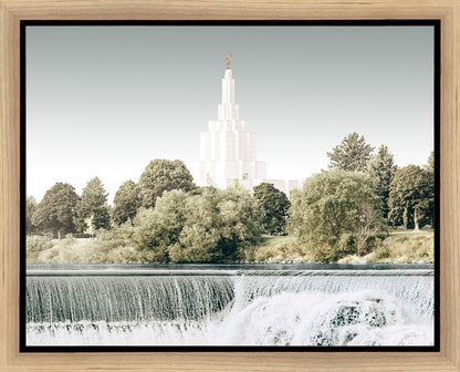 Sweet is The Work Idaho Falls Idaho Temple Gallery Wrap