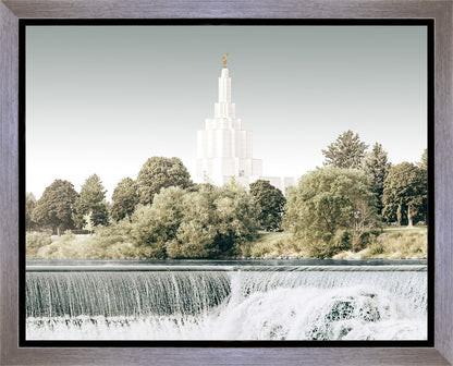 Sweet is The Work Idaho Falls Idaho Temple Gallery Wrap