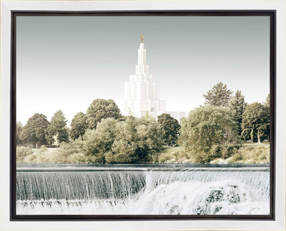 Sweet is The Work Idaho Falls Idaho Temple Gallery Wrap