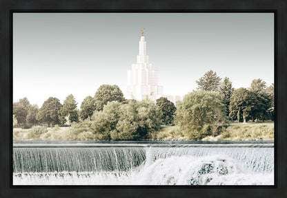 Sweet is The Work Idaho Falls Idaho Temple Gallery Wrap