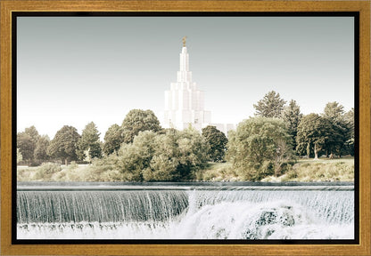 Sweet is The Work Idaho Falls Idaho Temple Gallery Wrap
