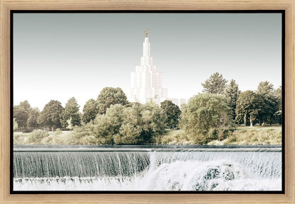 Sweet is The Work Idaho Falls Idaho Temple Gallery Wrap