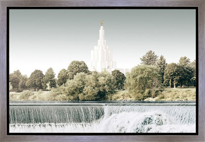 Sweet is The Work Idaho Falls Idaho Temple Gallery Wrap