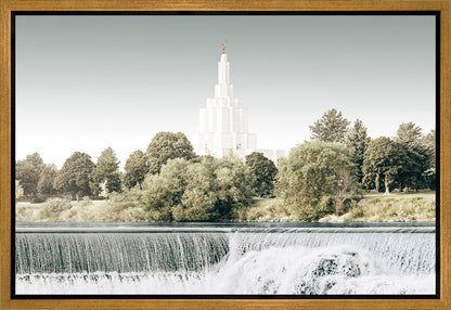 Sweet is The Work Idaho Falls Idaho Temple Gallery Wrap