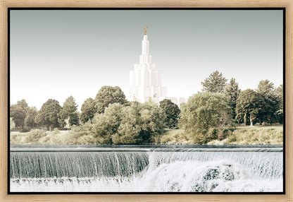 Sweet is The Work Idaho Falls Idaho Temple Gallery Wrap