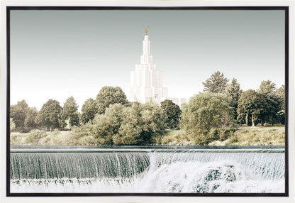 Sweet is The Work Idaho Falls Idaho Temple Gallery Wrap
