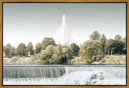 Sweet is The Work Idaho Falls Idaho Temple Gallery Wrap