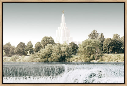 Sweet is The Work Idaho Falls Idaho Temple Gallery Wrap