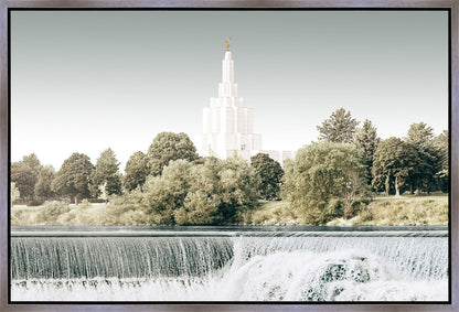 Sweet is The Work Idaho Falls Idaho Temple Gallery Wrap