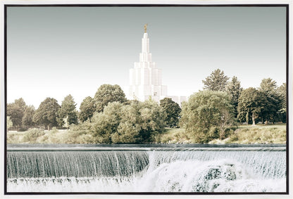 Sweet is The Work Idaho Falls Idaho Temple Gallery Wrap