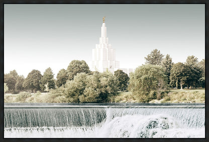 Sweet is The Work Idaho Falls Idaho Temple Gallery Wrap