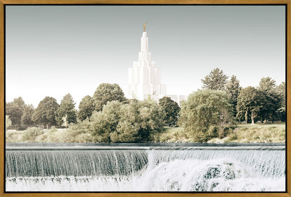 Sweet is The Work Idaho Falls Idaho Temple Gallery Wrap