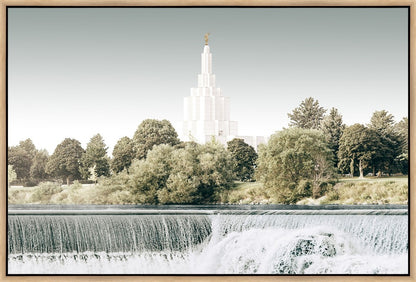 Sweet is The Work Idaho Falls Idaho Temple Gallery Wrap