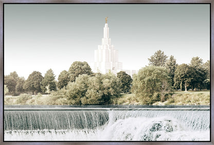 Sweet is The Work Idaho Falls Idaho Temple Gallery Wrap