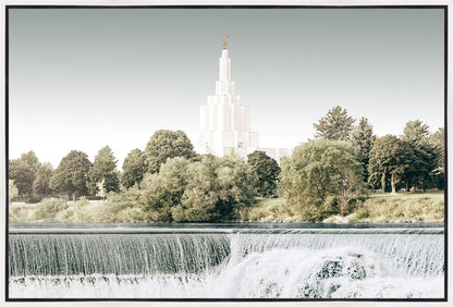 Sweet is The Work Idaho Falls Idaho Temple Gallery Wrap
