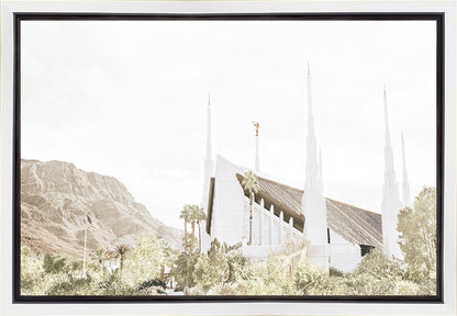 Sweet is The Work Las Vegas Nevada Temple Gallery Wrap