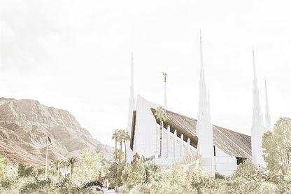 Sweet is The Work Las Vegas Nevada Temple Gallery Wrap